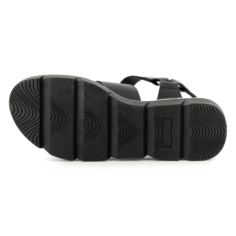 Leather hook-and-loop sandals DKNY 
                        GIRL