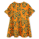 Sunflower print dress KENZO KIDS 
                    GIRL