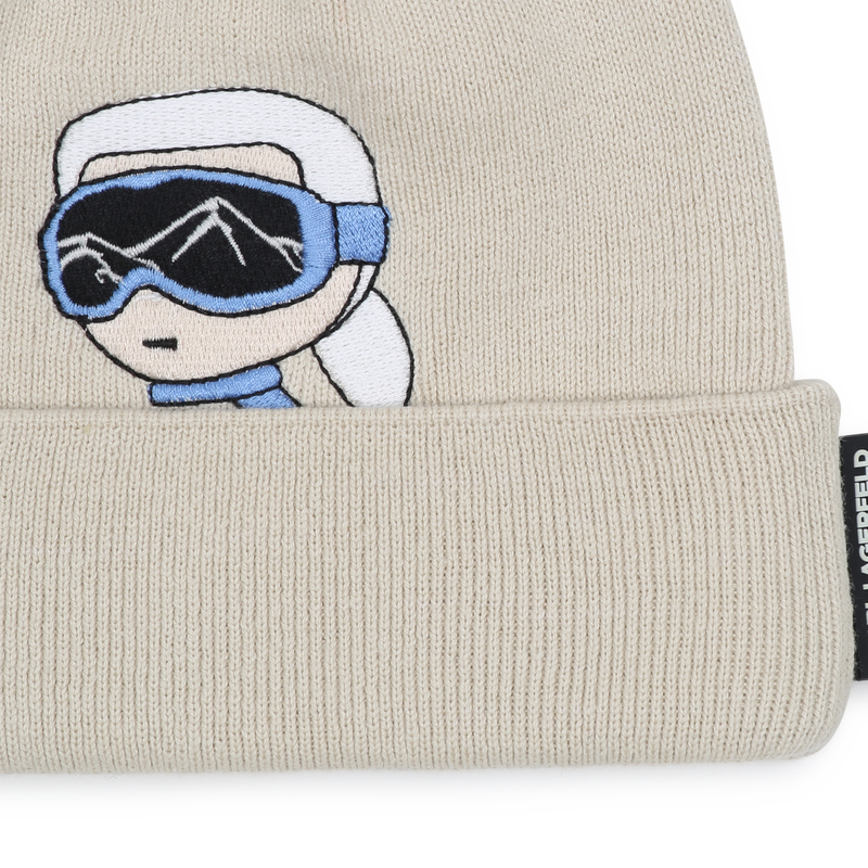 Knitted beanie KARL LAGERFELD KIDS 
                        BOY