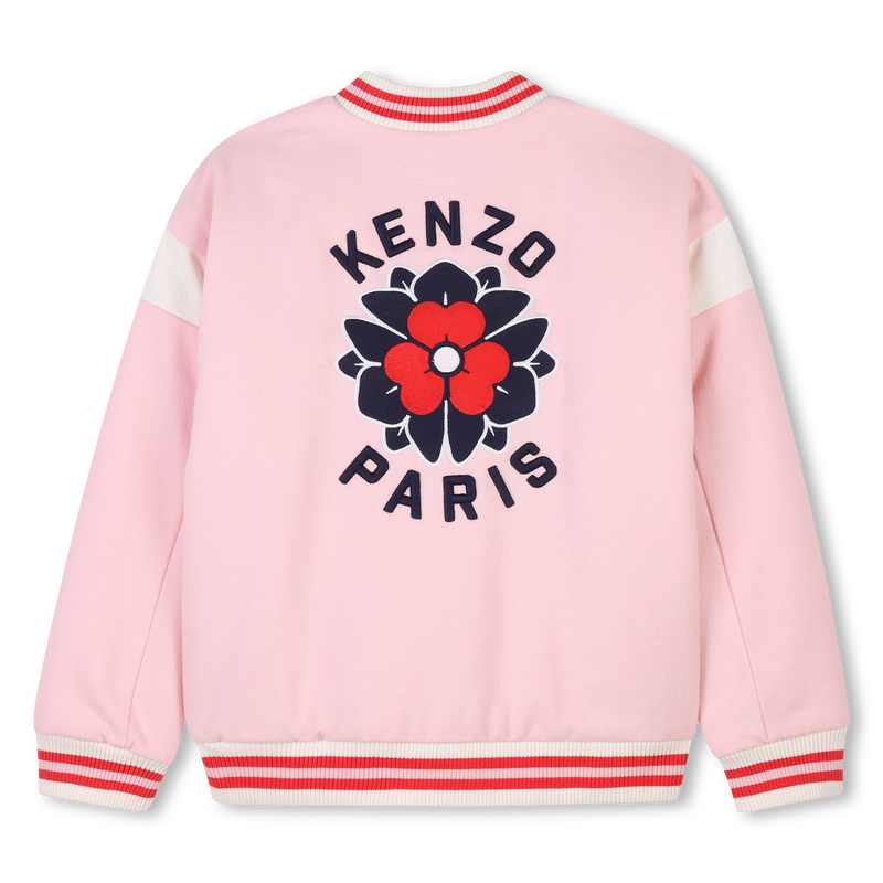 Embroidered woollen jacket KENZO KIDS 
                        GIRL