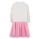 Bi-material dress BILLIEBLUSH 
                    GIRL