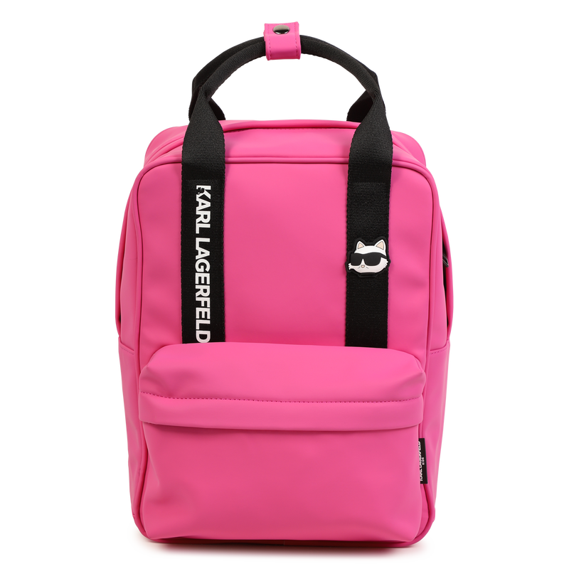 Backpack with double handles KARL LAGERFELD KIDS 
                        GIRL