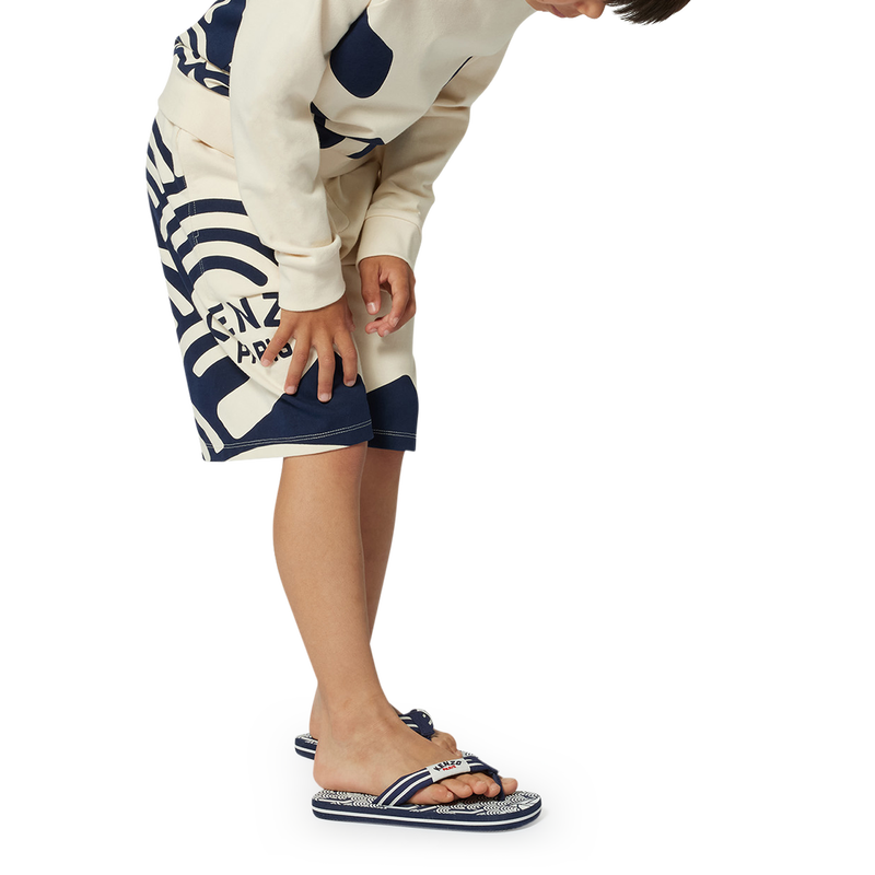 Bermuda shorts with prints KENZO KIDS 
                        BOY