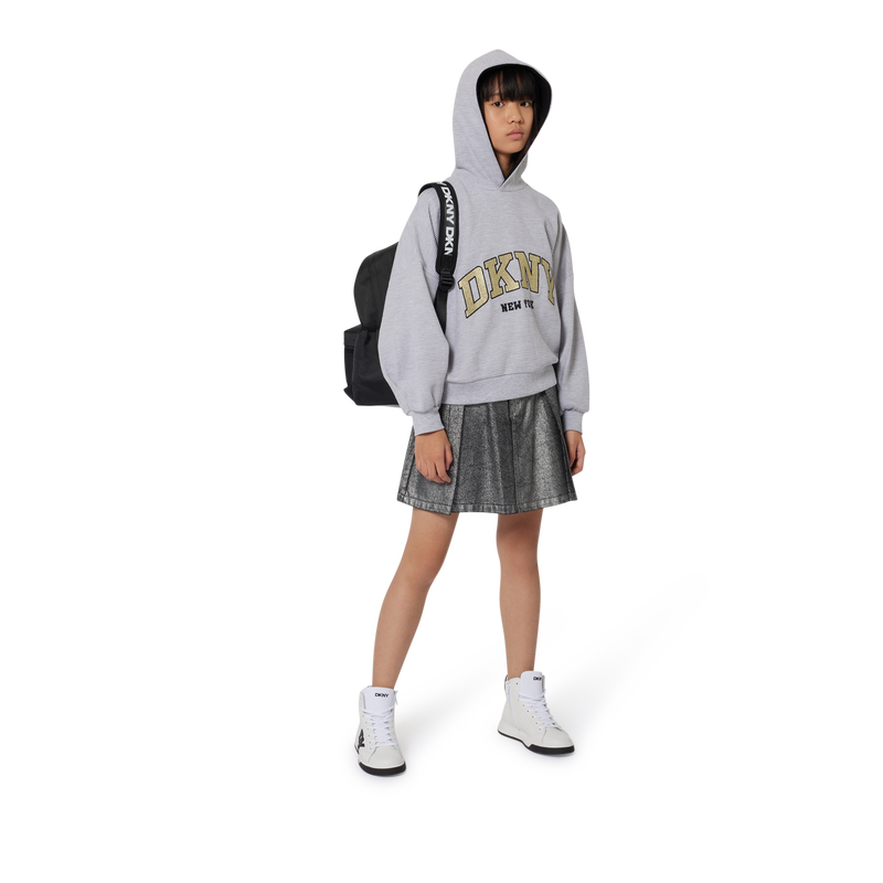 Cotton Denim Skirt DKNY 
                        GIRL