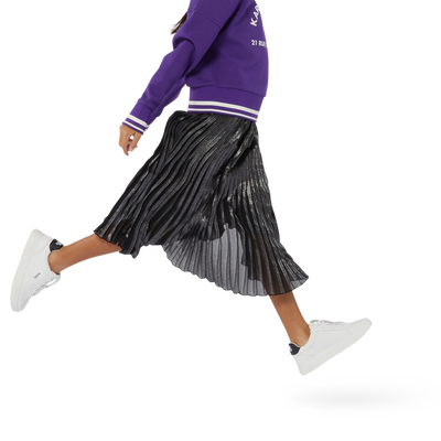 Pleated midi skirt KARL LAGERFELD KIDS GIRL