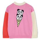 V-neck knitted cardigan KENZO KIDS 
                    GIRL