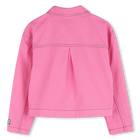Jacket with embroidery KIDS AROUND 
                    GIRL