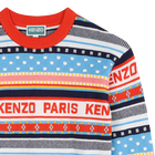 Jacquard knitted dress KENZO KIDS 
                    GIRL