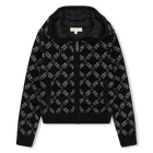 Zip-up hooded cardigan MICHAEL KORS 
                    GIRL