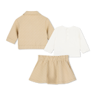 Cardigan, t-shirt and skirt set MICHAEL KORS 
                    GIRL