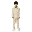 Striped cotton twill jacket KENZO KIDS 
                    UNISEX