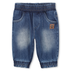 Denim effect knitted trousers TIMBERLAND 
                    BOY