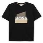 Short-sleeved t-shirt, BLACK, hi-res