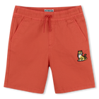 Cotton Bermuda shorts, BRIGHT RED, hi-res