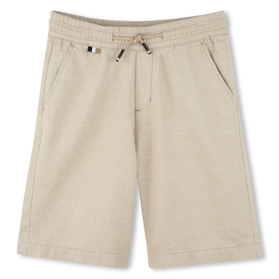 Cotton &amp; linen Bermuda shorts BOSS BOY