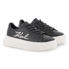 Lace-up low-top sneakers KARL LAGERFELD KIDS 
                    GIRL