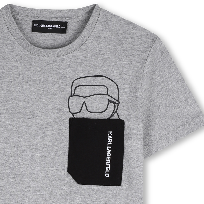 SHORT SLEEVE T-SHIRT KARL LAGERFELD KIDS 
                        BOY