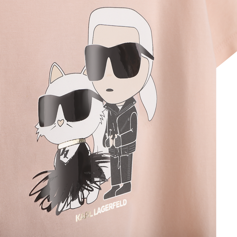 Short sleeve t-shirt KARL LAGERFELD KIDS 
                        GIRL