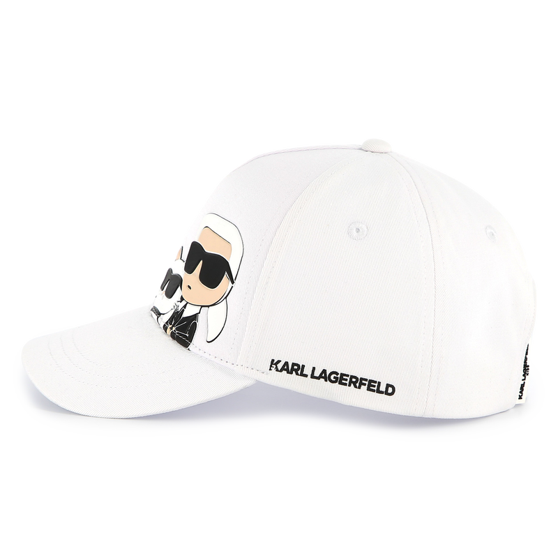 Adjustable printed cap KARL LAGERFELD KIDS 
                        GIRL