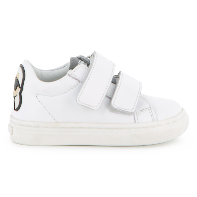 TRAINERS WITH HOOK-AND-LOOP STRIPES KARL LAGERFELD KIDS 
                        BOY