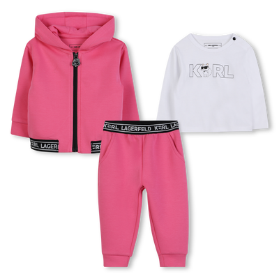3-piece jogging set KARL LAGERFELD KIDS GIRL