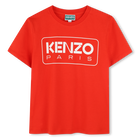 Short-sleeved cotton T-shirt KENZO KIDS 
                    BOY