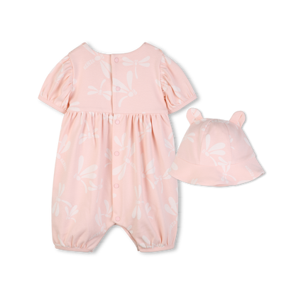 PLAYSUIT AND BUCKET HAT SET KENZO KIDS GIRL