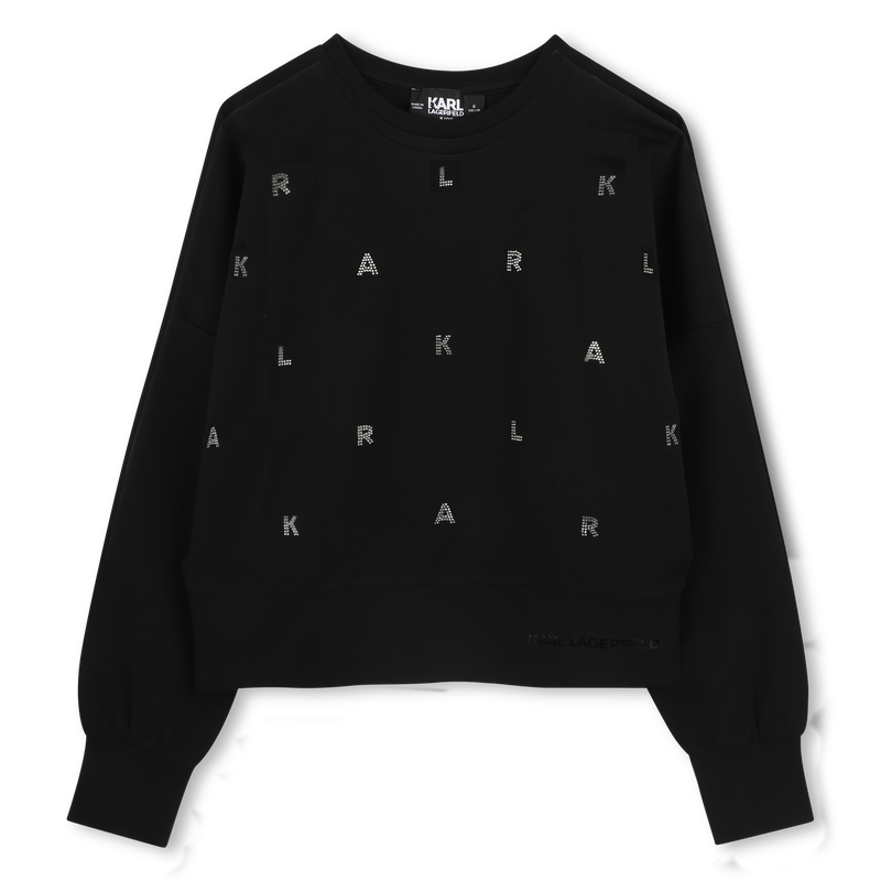 Long-sleeved sweatshirt KARL LAGERFELD KIDS 
                        GIRL