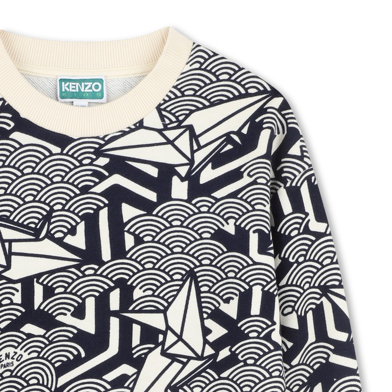 Cotton fleece sweatshirt KENZO KIDS 
                        UNISEX