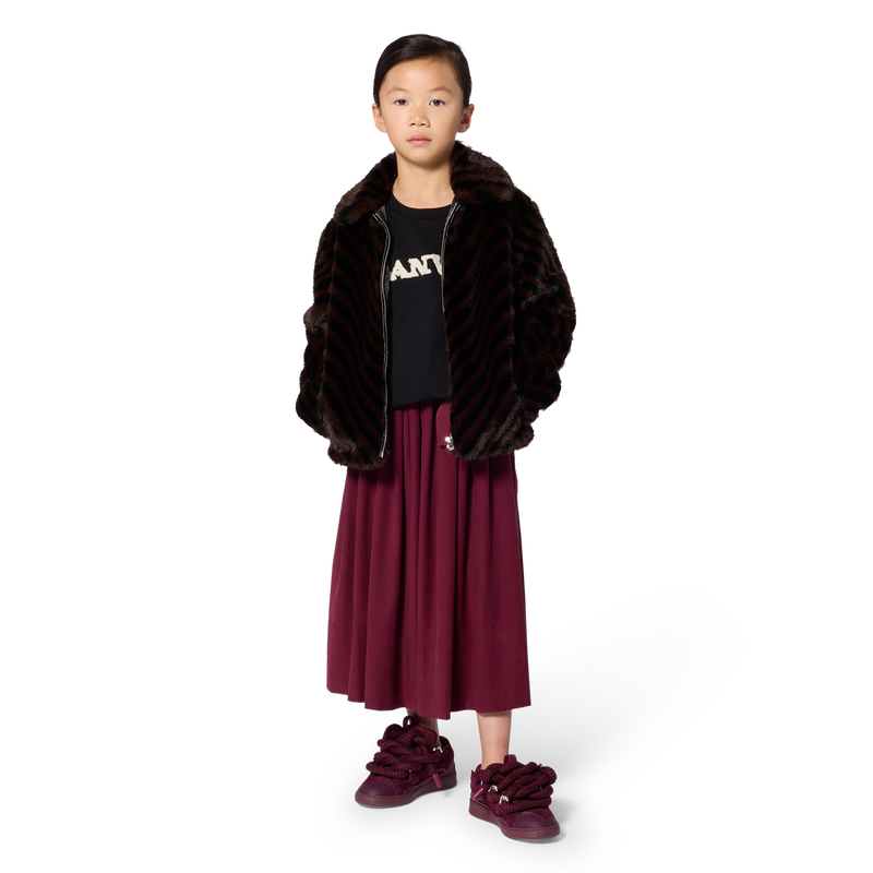 Fuzzy fleece jacket LANVIN 
                        GIRL