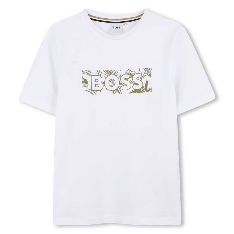 Short-sleeved cotton T-shirt BOSS 
                        BOY
