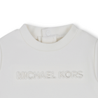 Bi-material long-sleeved dress MICHAEL KORS 
                    GIRL