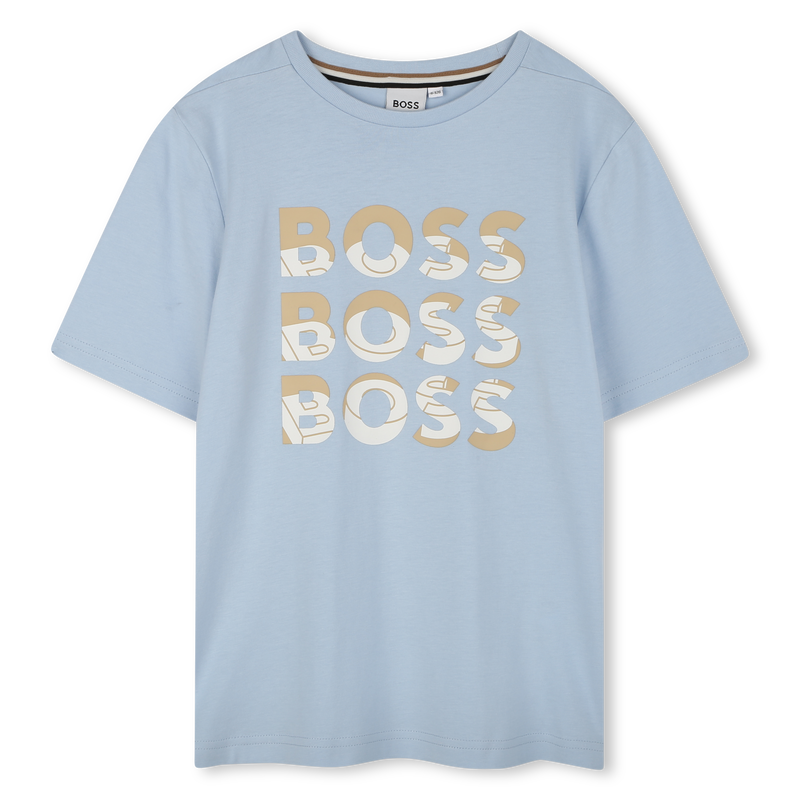 Short-sleeved cotton T-shirt BOSS 
                        BOY