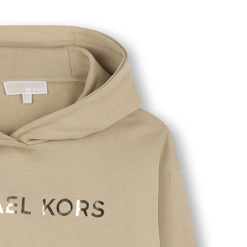 Fleece hooded dress MICHAEL KORS 
                        GIRL