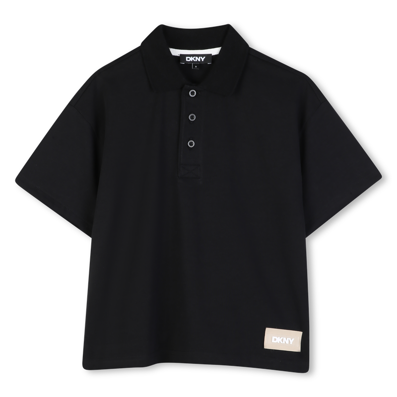 SHORT-SLEEVED POLO SHIRT DKNY 
                        BOY