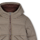 Plaid down jacket KIDS AROUND 
                    BOY