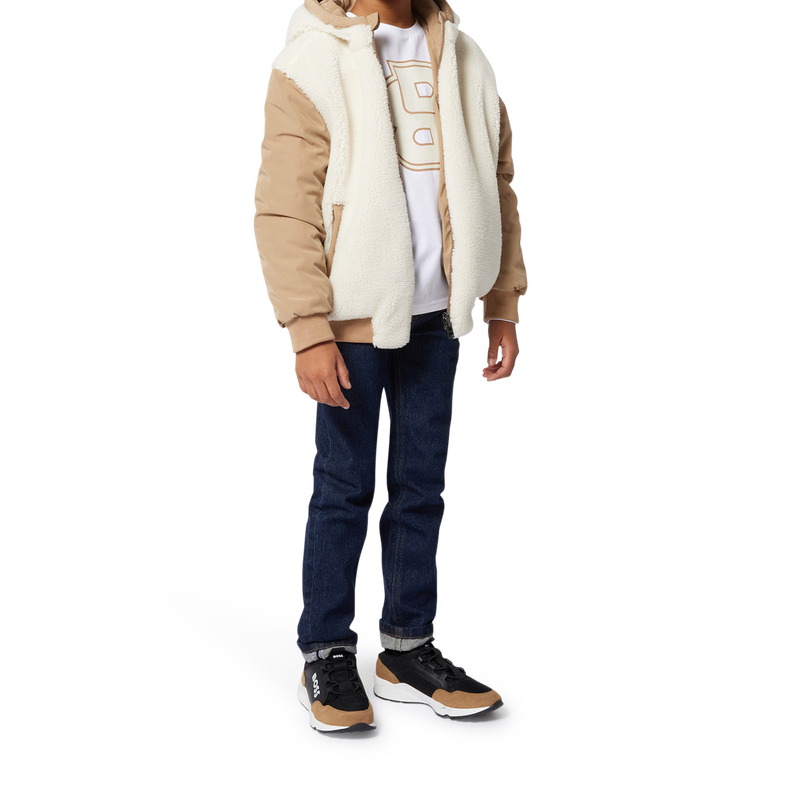 Reversible hooded jacket BOSS 
                        BOY