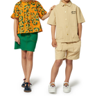 Reversible cotton bucket hat KENZO KIDS 
                    UNISEX