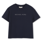 Short sleeve t-shirt, NAVY, hi-res