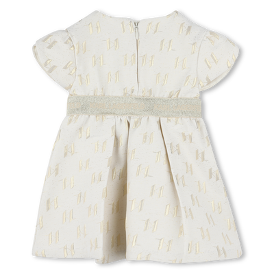 Formal jacquard dress KARL LAGERFELD KIDS GIRL