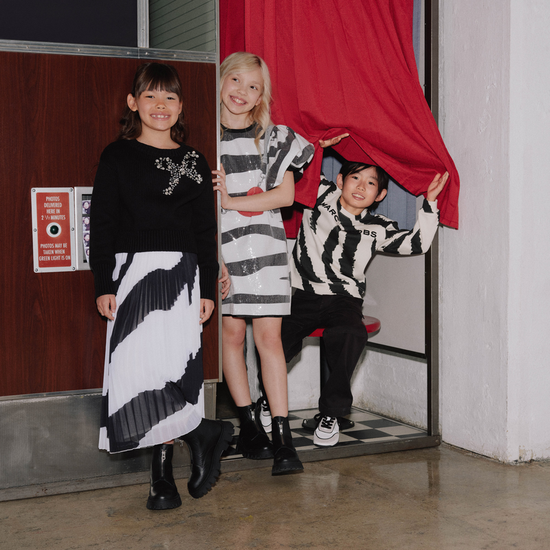 Cowhide leather ankle boots MARC JACOBS 
                        GIRL