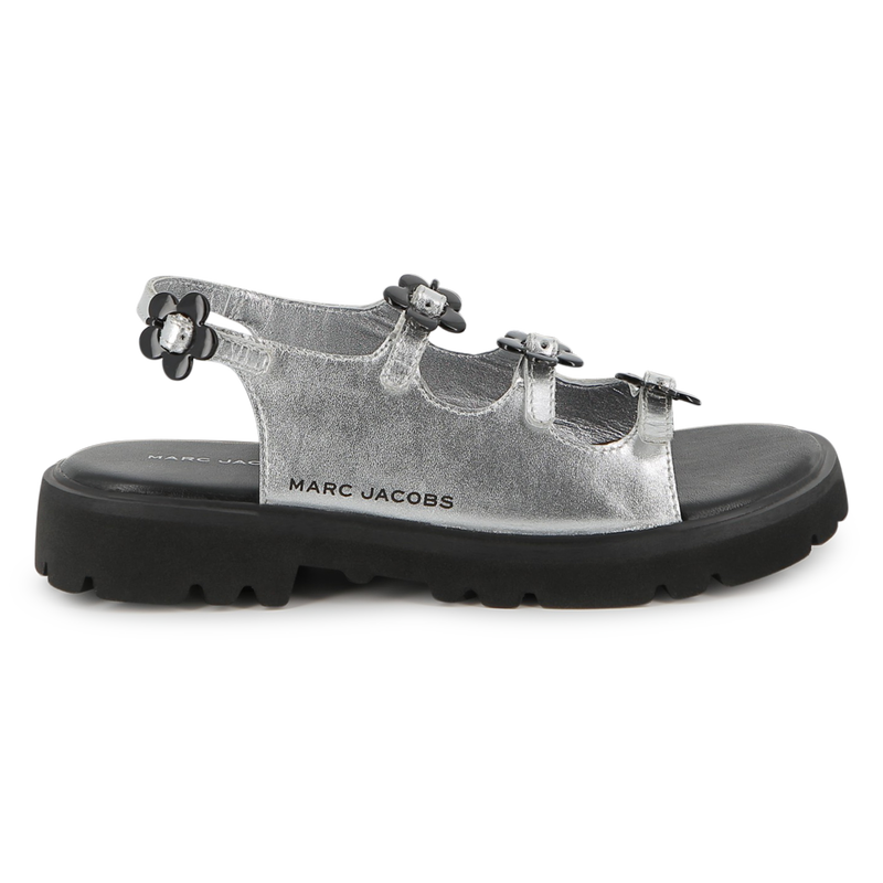 Cowhide leather sandals MARC JACOBS 
                        GIRL