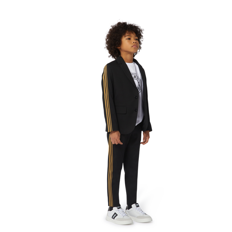 Short-Sleeved Cotton T-Shirt KARL LAGERFELD KIDS 
                        BOY