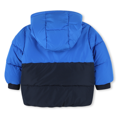 Two-tone hooded puffer jacket BOSS BOY