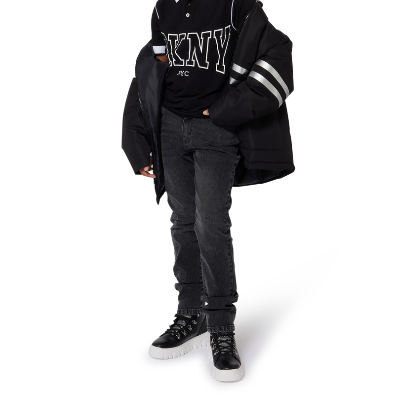 Water-repellent hooded parka DKNY 
                        UNISEX