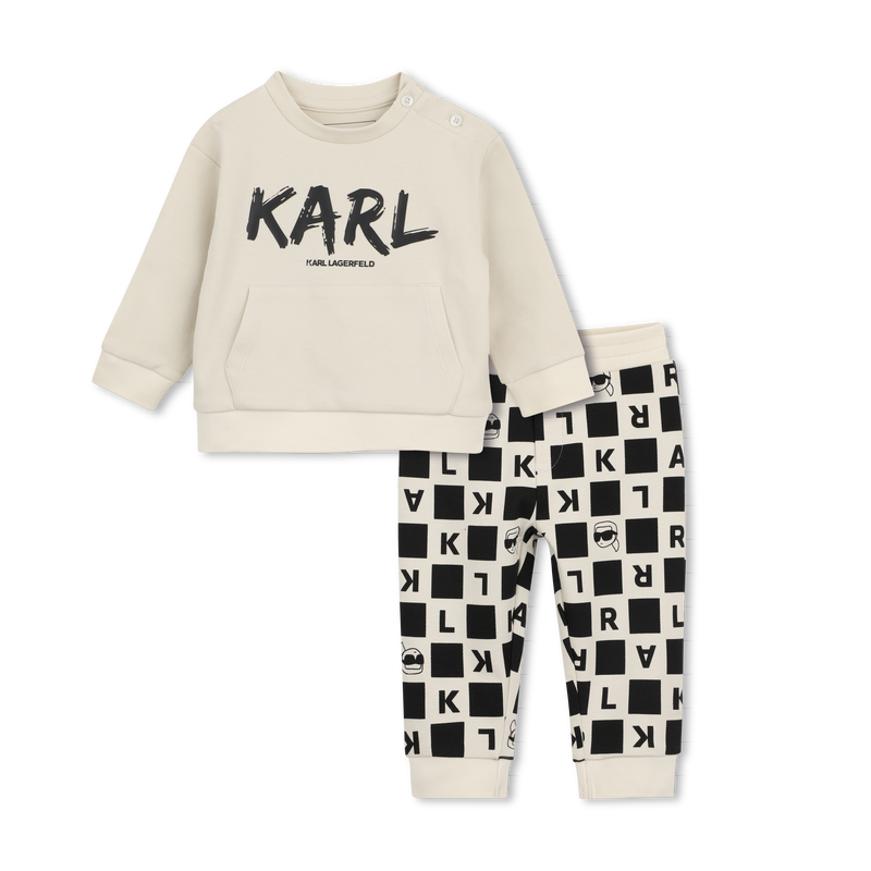 Sweatshirt and pants set KARL LAGERFELD KIDS 
                        BOY