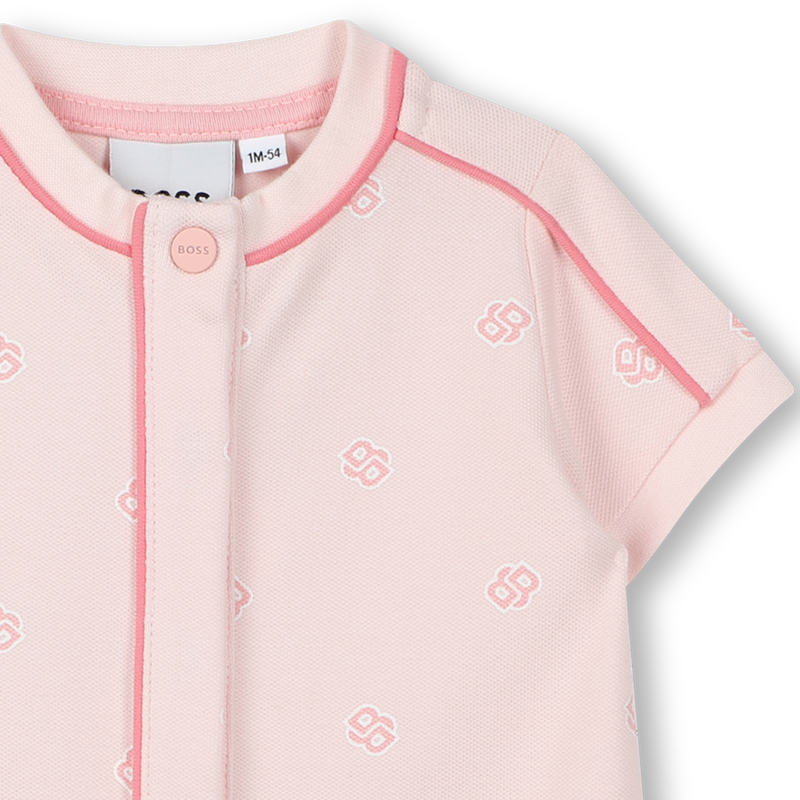 Printed short romper BOSS 
                        GIRL