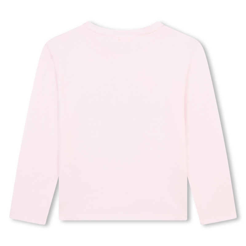 Long-sleeved cotton T-shirt BILLIEBLUSH 
                        GIRL