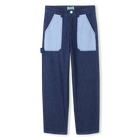 Embroidered jeans with pockets KENZO KIDS 
                    BOY