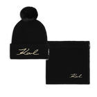Hat and neck warmer set KARL LAGERFELD KIDS 
                    GIRL